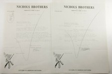 1929 Lamson Goodnow Nichols Brothers Greenfield MA Butcher Knives Ephemera P953B picture