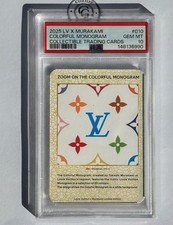 psa 10 | 2025 louis vuitton X murakami colorful monogram trading cards #010 👜 picture