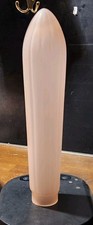 Vintage Art Deco Pink Glass Torpedo Shade Replacement Frankart Nuart Style  picture