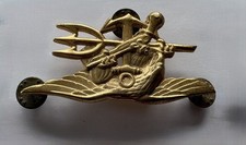 Original Vietnam War US Navy SEALs Officer's Trident Breast Badge Vanguard V21 picture