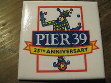 Pier 39 San Francisco CA 25th Anniversary 2003 Juggler Unicycle Lapel Hat Pin picture