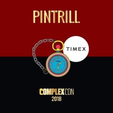 ⚡RARE⚡ PINTRILL x TIMEX Pocket Watch Timex Pin *BRAND NEW* COMPLECON EXCLUSIVE picture