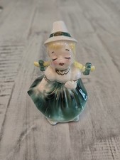 Rare Vintage NORCREST ST. PATRICK'S DAY KISSING IRISH GIRL JAPAN HTF FIGURINE picture
