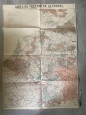 1870 Map of the Theatre of War Sagansan France Prussia canvas 100x70 picture