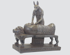 Anubis Unique Ancient Egyptian Anubis After Life Dead Mummification Statue picture
