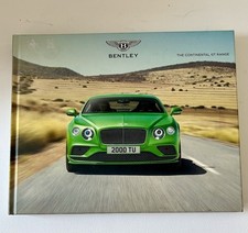 Original 2016 Bentley Continental GT Range Hardcover VIP Sales Book picture