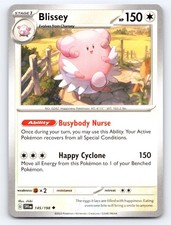 Blissey 145/198 Uncommon Scarlet & Violet Pokemon Lightly Played picture