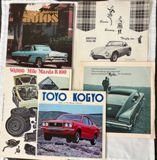 Vintage Car Brochure Lot 5pc 1965-1982 Mazda Toyo Kogyo Rambler Griffith SIA picture