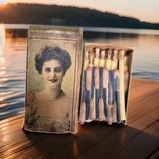 ANTIQUE 1900'S GRAND PRIX PARIS BOUGIES DE POCHE ROCHE & CIER POCKET CANDLES picture