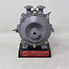 Rare Vintage American Heat Reclaiming Corp Spiral Heat Exchanger Salesman Model picture