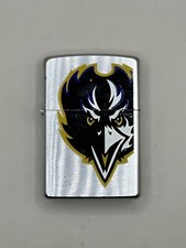 Vintage 2001 Baltimore Ravens Logo Zippo Lighter picture
