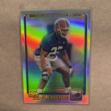 2001 Topps Chrome Nate Clements RC #275 Refractor /999 picture