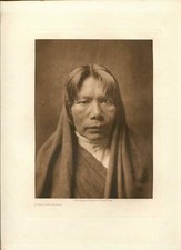 1905 Original Photogravure | A San Juan Matron | Edward Curtis | 5 1/2 x 7 1/2 picture