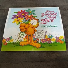 Vintage Garfield the Cat 1995 Calendar From Garfield with Love Jim Davis picture