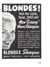 Blondex Home Shampoo Andium Formula Light Hair Color Vtg 3