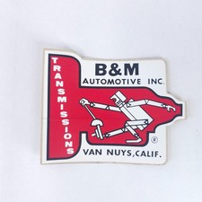 Vintage B&M Automotive Transmission Decal Sticker Original 1960's New Old Stock picture