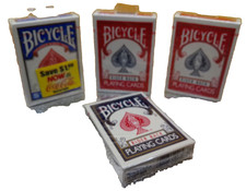 Bicycle playing cards Poker 808 rider back standard size NOS sealed lot 4 picture