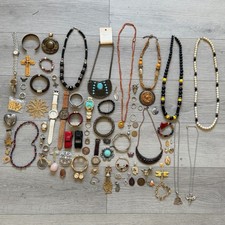VINTAGE MIXED COLLECTIBLES & JEWELRY JUNK DRAWER LOT & MORE AS IS READ DESCRIPT picture