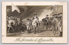 The Surrender of Cornwallis Postcard Yorktown Revolutionary War History picture