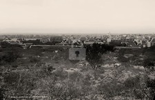 Curacao W.I. from hills c1890s RPPC Photo Postcard COPY picture