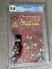 Carnage Mind Bomb #1 CGC 9.8 White Page Marvel 1996 Red Foil Cover picture