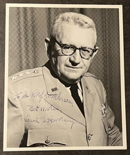General Lewis B. Hershey Signed Photo 4-Star Selective Service Director DRAFT picture