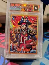 Tom Brady The Pirate Gold Gold Atomic Stars Refractor Limited Edition Custom  picture