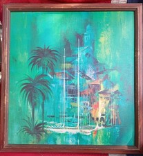 3 Vintage Framed 17x17 Frans Lamsweerde Vintage Litographs for Disney 70's picture
