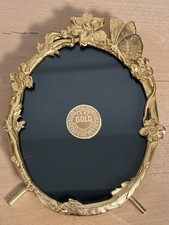 VTG 1981 Elias 18K Gold Electroplated Oval Frame Model #1884 RARE picture