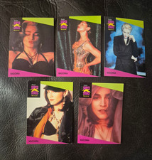 5 Card Set ProSet 1991 Super Stars MusiCards Madonna #65-#69. Great Condition. picture