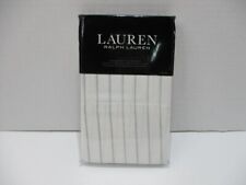 Ralph Lauren Spencer Standard Pillowcases White Green 2 PACK Stripe 20x32 Sage picture