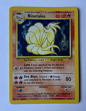 Ninetales 12/102 Holo Base Set Pokemon Card WOTC 1999 Vintage Unlimited picture