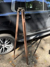 Vintage Antique Wooden Surveying Tripod Stand Hardware Home Design picture