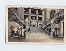 Postcard Million Dollar Stairway State Capitol Harrisburg Pennsylvania USA picture