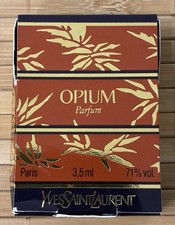 Vintage YSL Original 1980’s Formula Opium Pure Parfum 3.5ml Splash New, In Box. picture