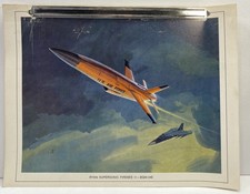 Vintage 1960s Ryan Aeronautical BQM-34E Firebee II Target Drone Manual & Litho picture