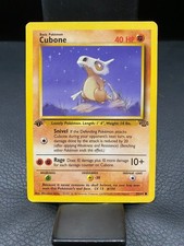 1st Edition - Cubone 50/64 - Jungle Set - Pokemon Card - Vintage 1999 WOTC picture