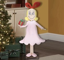 4ft Animated Cindy Lou Who Christmas Prop – Dr. Seuss Musical Animatronic, New picture
