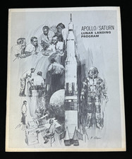 1968 Apollo/Saturn Lunar Landing Program Book Space Division of Rockwell Corp picture