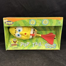 Vintage SpongeBob SquarePants Pop Tail 2002 Nick Sports Rare Item NEW IN BOX picture