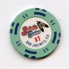 1.00 Chip from the Soboba Casino San Jacinto California BJ Green picture