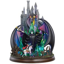 Disney Halloween Maleficent Castle with Lights and Music Ships From USA picture