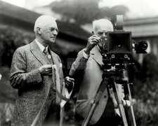 GEORGE EASTMAN WITH THOMAS EDISON IN 1928 8x10 Photo Wall Decor picture
