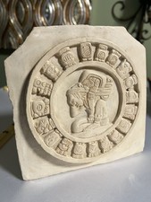 Vintage Mayan Calendar Carrier of Time Plaque Renato Dorfman Style Plaster Art picture