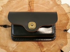  Vintage Leather  1986 &1987 Agora US. Ammo Pouches. NOS picture