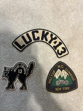 RRL Double RL Fall 26 Motorcycle Club Patches - Hill Climbers - Set Of 3 picture