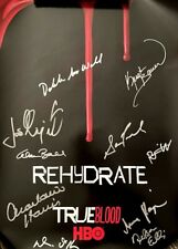 True Blood cast signed 2010 SDCC poster Anna Paquin Nelsan Ellis Bauer Woll JSA picture