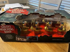 Vintage Mr. Christmas Santa’s Marching Band Musical Bells 35 Songs- Originalbox picture