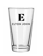Elton John - Rock and Roll - 16 oz Pint Beer Glass Pub Seltzer Tea Cocktail picture