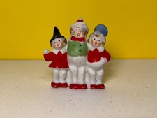 Antique German Miniature Bisque Figurine Carolers picture